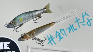 #釣れたな 第2回　GAN CRAFT JOINTED CLAW 70 vs tiemco TRAFALGER 5
