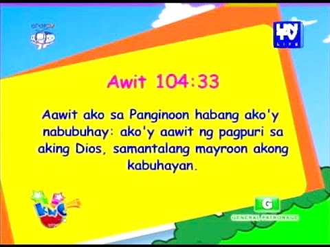 UNTV Life: KNC Show - Bible Verse (Awit 104:33) - YouTube