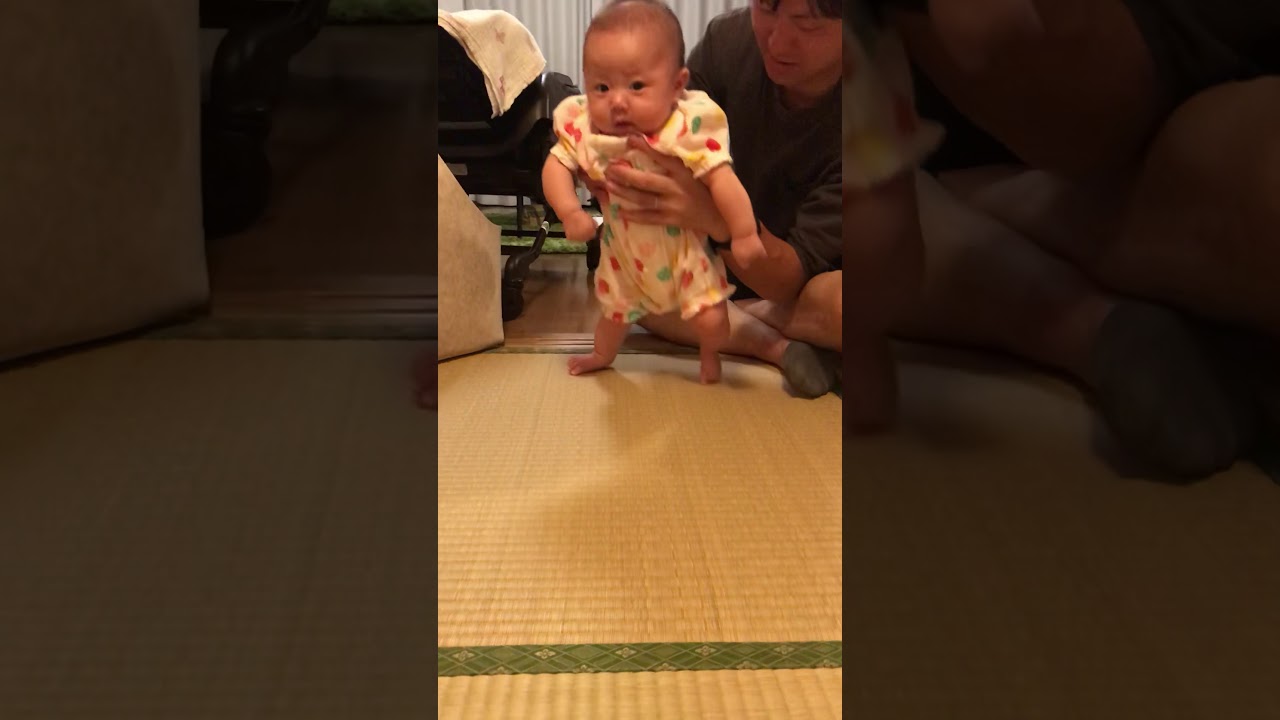 首すわりチェック 生後3ヶ月 一発本番 Youtube