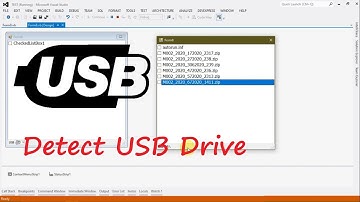 How to Detecting a USB drive when  is connected and getting the drive letter USING VB.NET