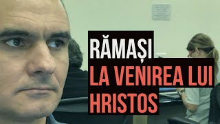 Există credincioși care nu vor fi răpiți de Hristos? | Pastor Vasile Filat