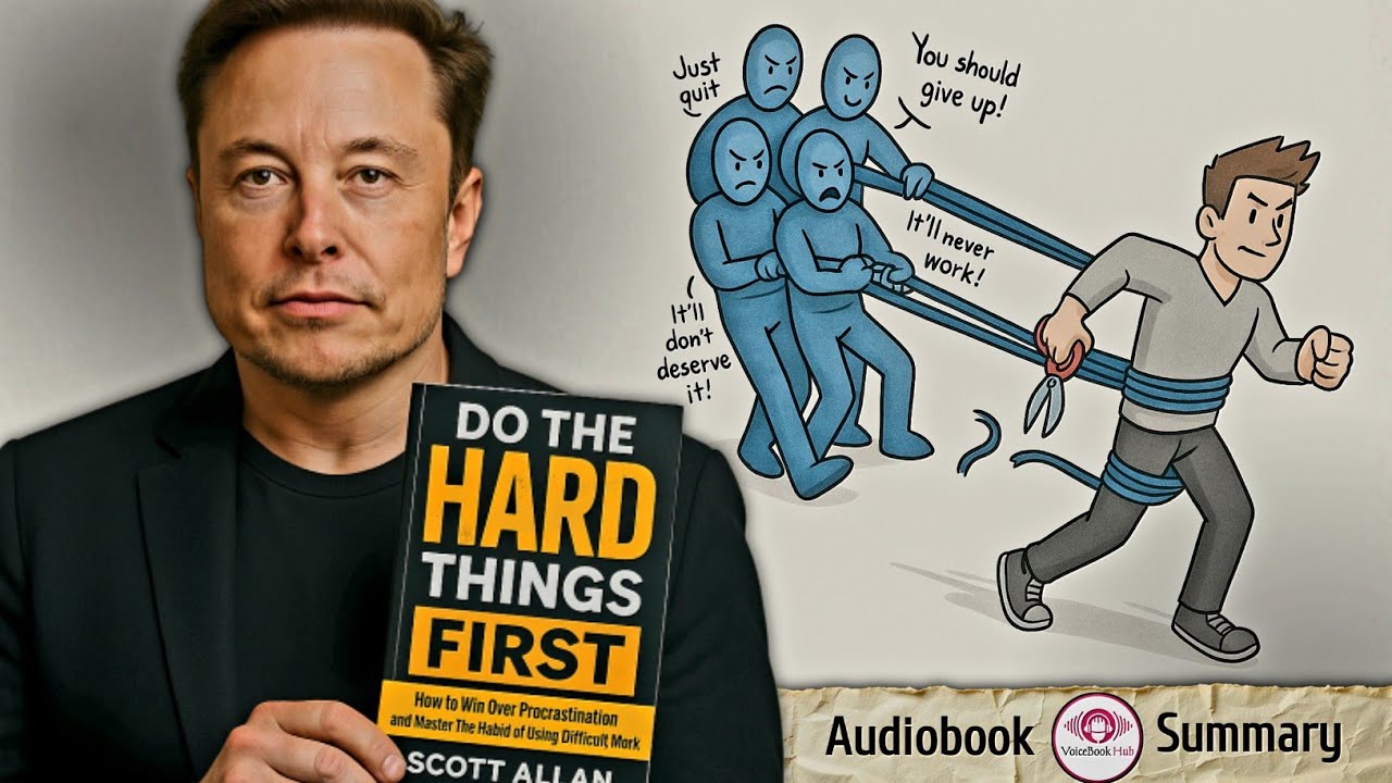 1 Life Hack, जो आपकी Productivity को 10X कर सकती है | Do The Hard Things First | Audiobook Summary