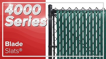 Blade Slat® with Bottom Lock for Chain Link Fence by Fenpro