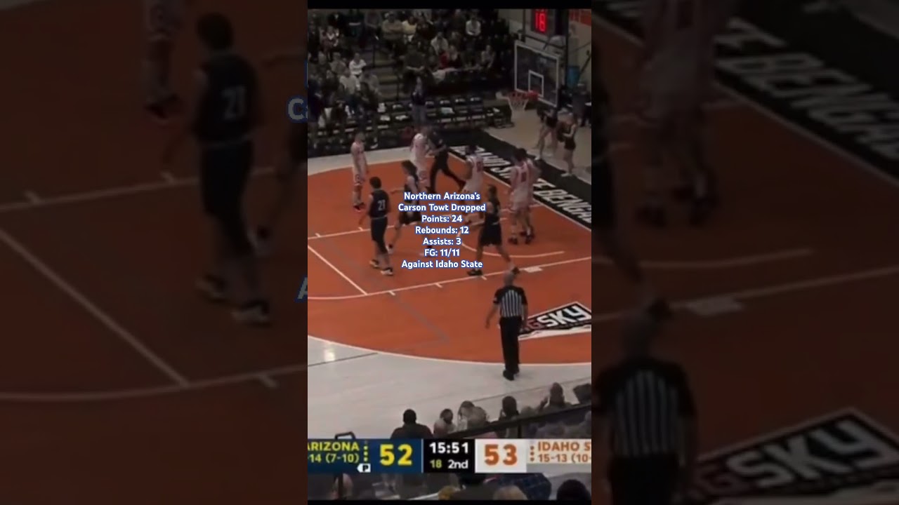 Northern Arizona’s Carson Towt Didn’t Miss! 