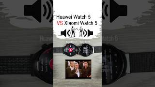 Huawei Watch 5 vs Xiaomi Watch 5: Speaker Sound Battle! 🔊#shorts