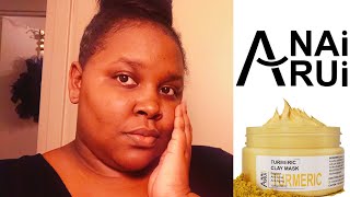 Skin Care | Remove Acne & Dark Spots w/ ANAIRUI Tumeric Face Mask Review