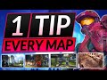 1 PRO TIP for EVERY MAP - ALL MAPS Explained and Ranked - Halo Infinite Guide