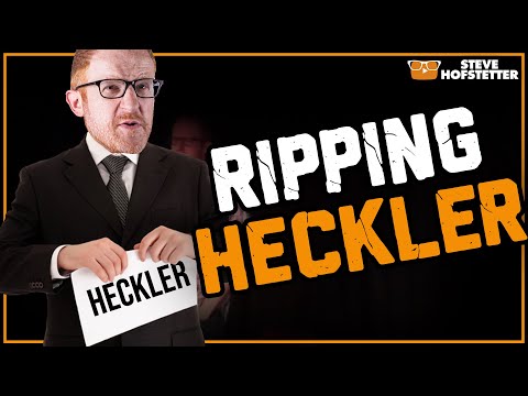 Steve Hofstetter goes off on heckler for six minutes