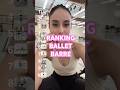 RANKING BALLET BARRE #ballerina#balletbarre#ranking#rank#ballet#barre#trending#fun