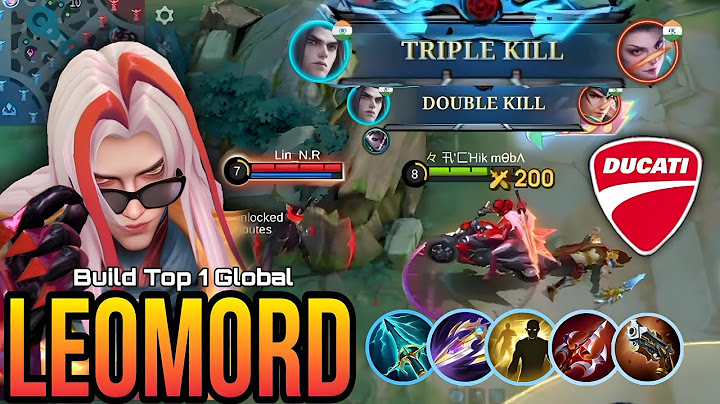 Leomord DUCATI Skin Gameplay | Build Top 1 Global leomord 🔥 MLBB Ducati skin Leomord ~ MLBB