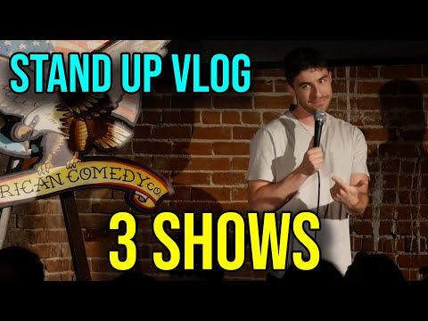 3 SHOWS | Will Burkart Stand Up Vlog