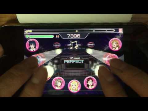 【スクフェス】 僕らは今のなかで [AC譜面 MASTER] FULL COMBO on iPhone 7