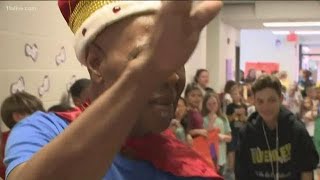 Students say goodbye to 83-year-old beloved custodian