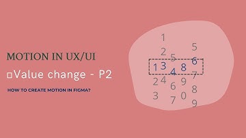 Motion 5: Value change P2 - Tạo Chuyển động trong Prototype bằng Figma | I Learn UX