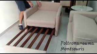 Demonstração poltrona-cama Montsouris