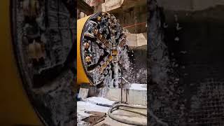 Preparation Of Tbm In An Underground Project Tunnel