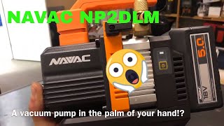 The Navac NP2DLM Battery Powered Vacuum Pump