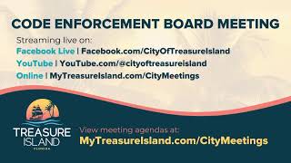 City of Treasure Island Code Enforcement Board Meeting - Oct. 22, 2025