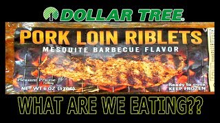 Dollar Tree ONE DOLLAR BBQ Pork Ribs!! - WHAT ARE WE EATING?? - The Wolfe Pit