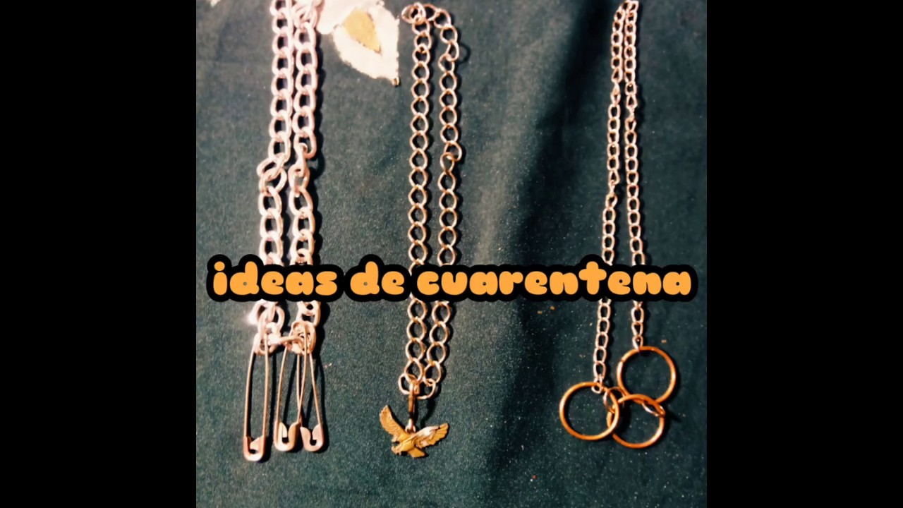 Cómo hacer cadenas aesthetic - YouTube