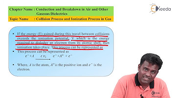 Collision Process And ionization Process In Gas