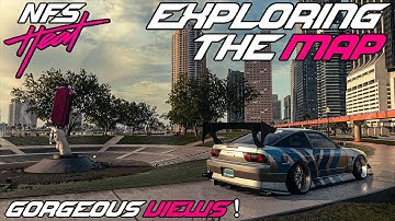 NFS Heat - Long Drives & Exploring The Map Between Races (180SX)