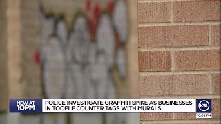 Tooele businesses combat spike in graffiti with murals