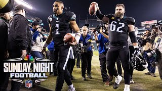 Famous 'I got the GOAT': Jalen Hurts, Jason Kelce relish win over Packers | SNF | NFL on NBC Profile