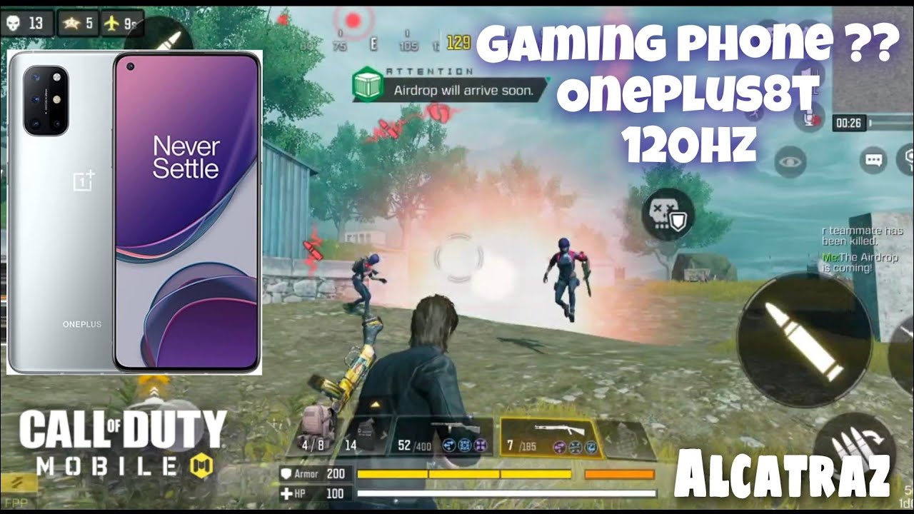 OnePlus8T - Call of duty mobile | Alcatraz Gameplay | Gaming Phone | 120Hz | Gameplay #1