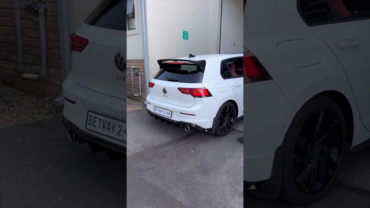 VW Golf 8 GTi epic exhaust sound 🔥