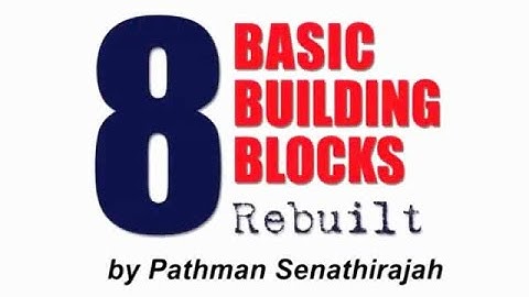 8 Basic Building Blocks Rebuilt Block Part 1 Hindi - DREAMS