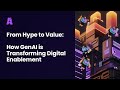 [Webinar] From Hype to Value: How GenAI is transforming digital enablement