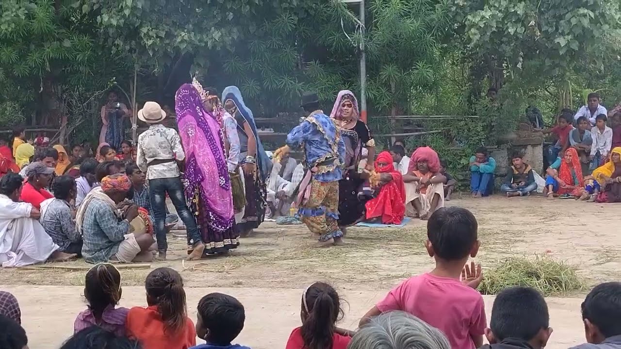 भिंडर की गवरी कृष्ण और गुजरीका खेल फेमस गवरी भिंडर || #गवरी #उदयपुर कि #फेमस #गवरी_नृत्य ##gavari 