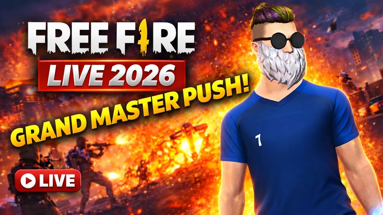 FREE FIRE LIVE 2026 🔴 | Grand Master Push 💪 | Full Rush Gameplay - YouTube