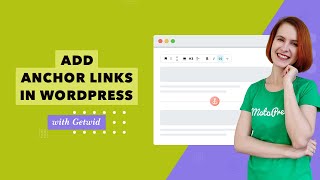 how to add anchor links in wordpress⚓