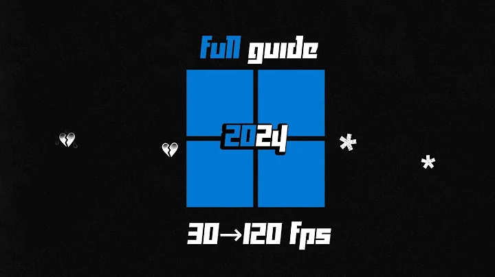 THE ONLY PC OPTIMIZATION GUIDE YOU WILL EVER NEED IN 2024