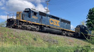 CSX U042 Passing By The Upper Gwynedd Township Bridge Rare Daylight Run 5/3/26