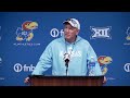 Lance Leipold Spring Football Press Conference