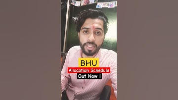 BHU Counselling schedule 2025 out ! #shorts #bhuadmission2025