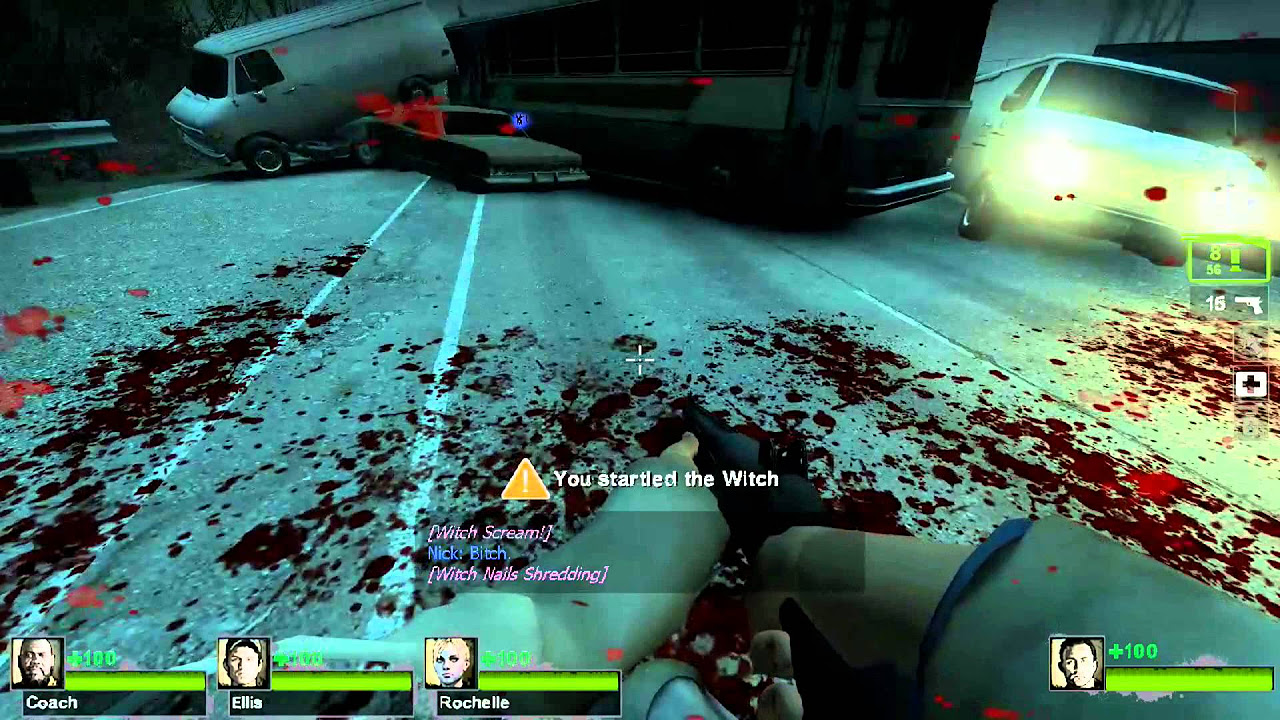 วิธี เล่น left 4 dead 2  2022 New  L4D2 - วิธียิง Witch ด้วย shotgun 1นัดตาย