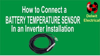 How To Connect A Battery Temperature Sensor