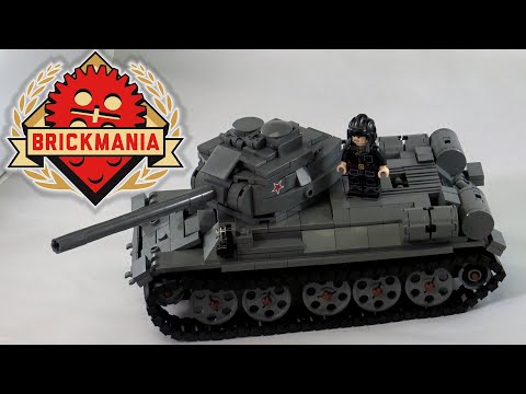 Timelapse: LEGO WWII T-34 Tank by Brickmania