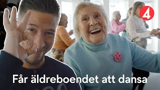 Dansfest på äldreboendet med Lucianoz - Dansbandsstjärnan från Rinkeby - TV4