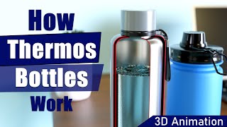 The Interesting Science Behind Thermos Bottles | 3D Animation #science