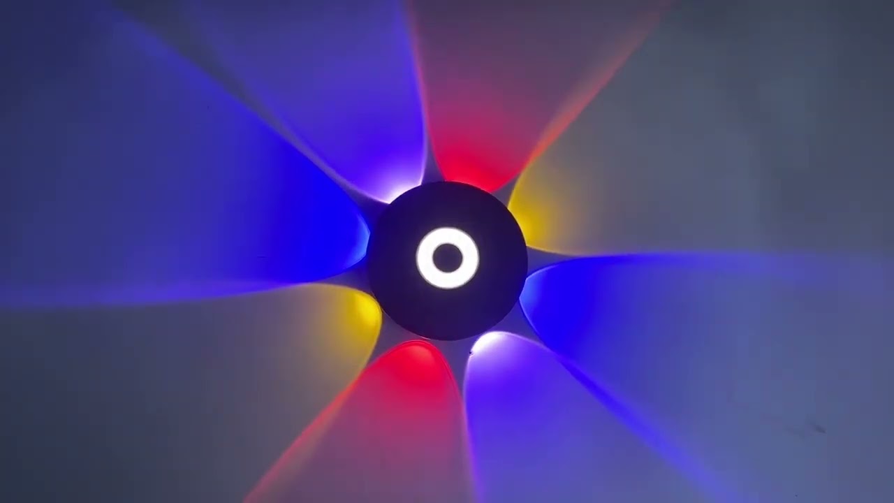 Mushroom wall lamp Outdoor LED wall lamp RGB