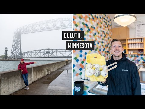 One gloomy day in Duluth, Minnesota: Canal Park, Enger Tower, ice cream, & BBQ!