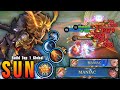 2x MANIAC!! Unstoppable Sun with Brutal Critical Damage!! - Build Top 1 Global Sun ~ MLBB