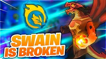 SWAIN REROLL IS TOO BROKEN!! Fireball Machine Gun Build - TFT Patch 12.12b Comps