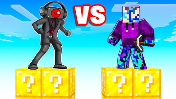 LUCKY BLOCK TOWER RACE with SPEAKERMAN in Minecraft!