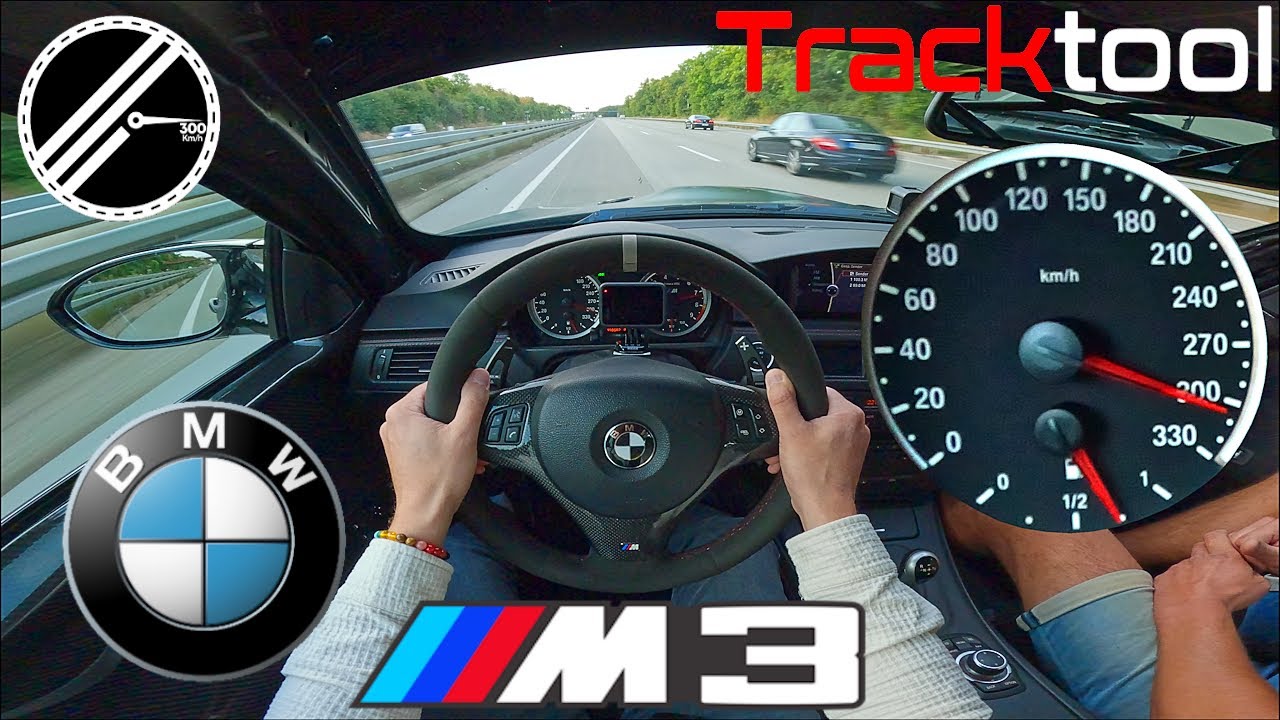 BMW M3 E92 Tracktool | 420 PS | *308 km/h* Top Speed German Autobahn No Speed Limit POV